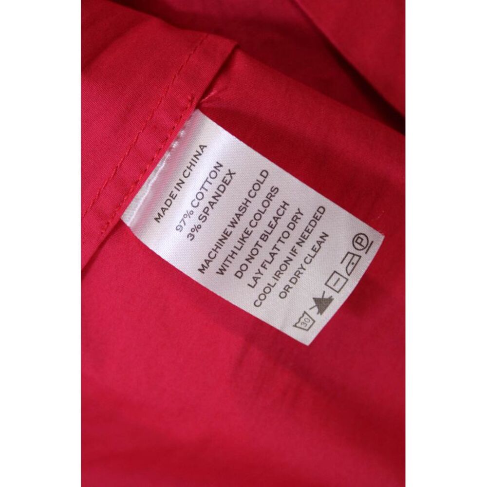 Hill House Womens Cotton Smocked Detail Tie Neck Mini Dress Pink Size XS - Picture 5 of 6